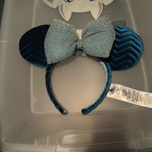 Disney Parks Teal Quilted Minnie Ears